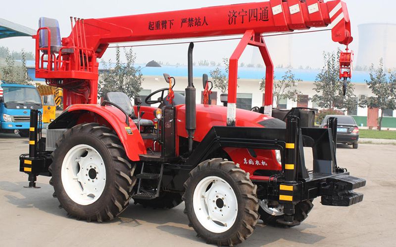 Tractor con grúa de 3T, STSQ3T