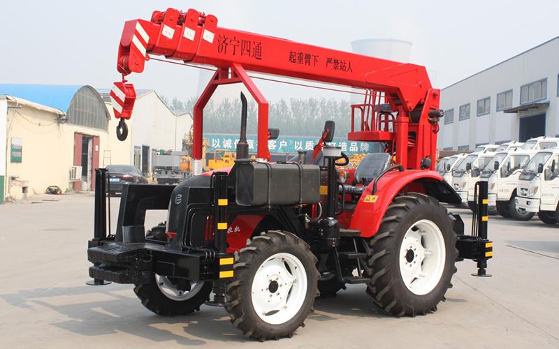 Tractor con grúa de 3T, STSQ3T