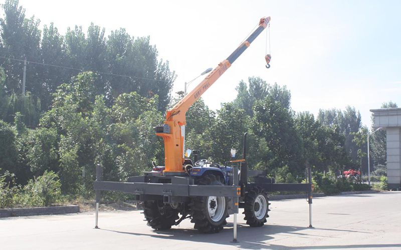 Tractor con grúa de 5T, STSQ5T