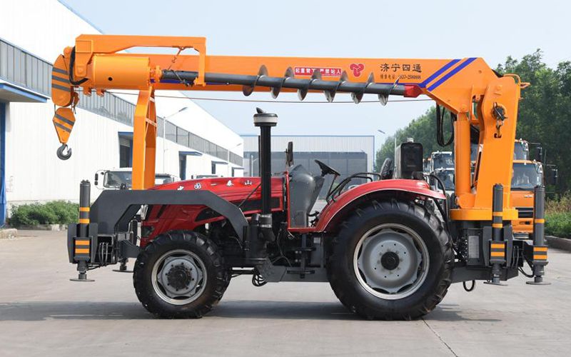 Tractor con grúa de 8T, STSQ8T