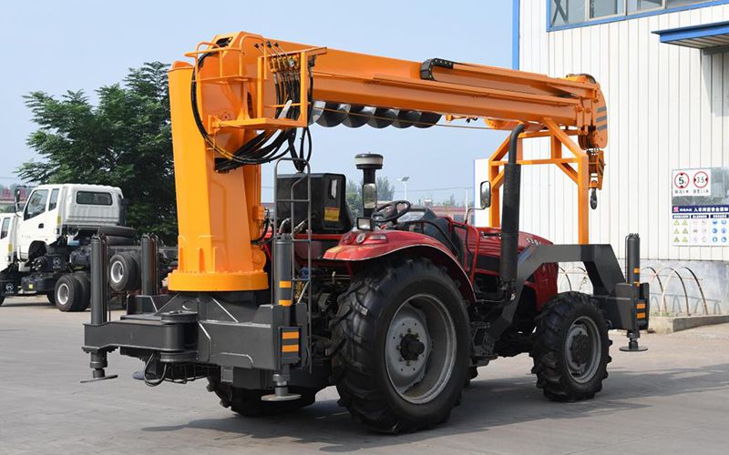 Tractor con grúa de 8T, STSQ8T